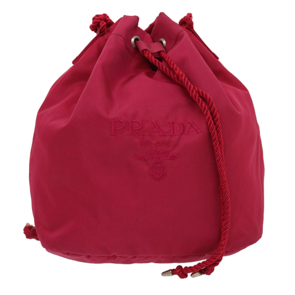 PRADA Shoulder Bag Nylon Red Auth 29726 - Picture 13 of 16